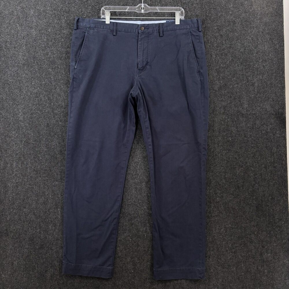 Polo Ralph Lauren Polo Chino Pants Men's 40x32 Navy Blue Stretch Straight Twill
